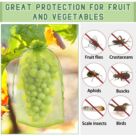 DECYOOL reusable fruit bag withstands washing and repeated harvests.