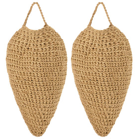 DECYOOL crochet wasp nest decoy set for outdoor deterrence
