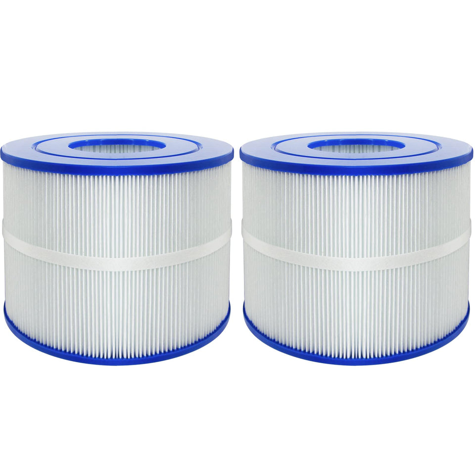 DEEKOOL PBF40M spa filter assembly showing overall fit in a hot tub system