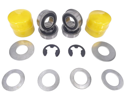 DEEG front-wheel bearing am127304 closeup for smooth steering on John Deere riding mowers