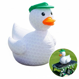 Deekin giant inflatable golf duck with ball texture for standout outdoor decor