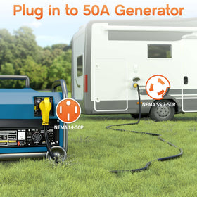 Deeklify RV/camper extension cord ideal for outdoor use and emergency power scenarios.