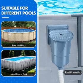 DeeprClean easy-installation guide supports quick setup for most above-ground pool walls.