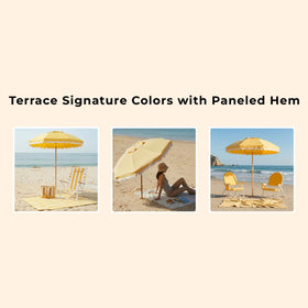 DEER LAND 6FT umbrella designed for coastal breezes with dependable stability.