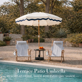 DEER LAND tilt-adjustable umbrella for precise sun control