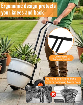 Deerift caddy is a versatile mover for water barrels, boxes, and more.