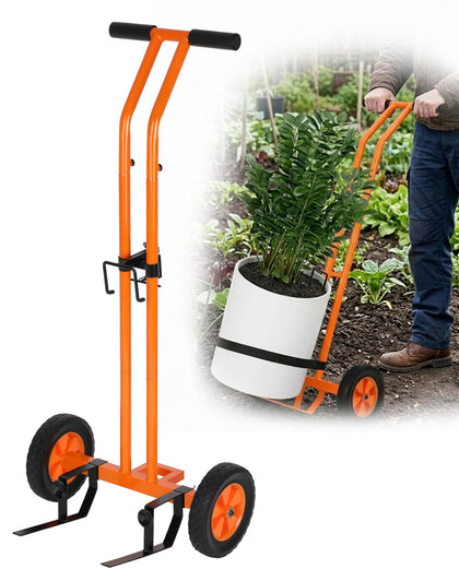 Deerift heavy-duty plant caddy with wheels for easy relocation of pots