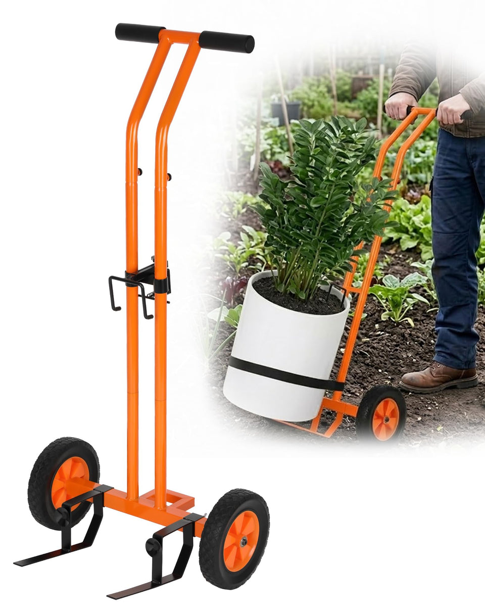 Deerift heavy-duty plant caddy with wheels for easy relocation of pots