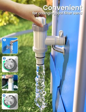 Deeroll Above-Ground Pool Compatibility for versatile setups.