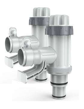 Deeroll Pool Plunger Valve Plus 2-pack for easy above-ground pool replacement.