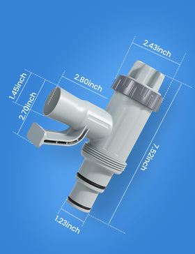 Durable Deeroll Plunger Valve Plus built for long-lasting pool use
