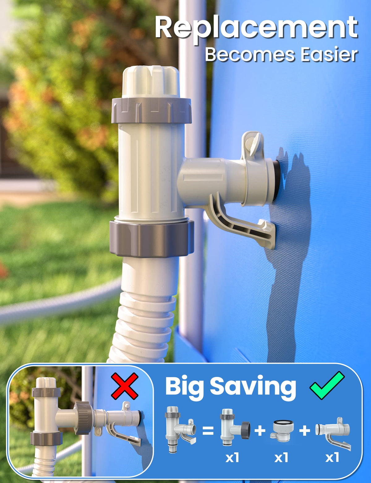 Deeroll Compatible with 1500-2500-4000 gph pumps for flexible filtration.