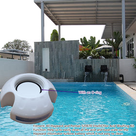 DEF GLX-CELLSTAND heavy-duty-plastic material resists pool chemicals and wear.