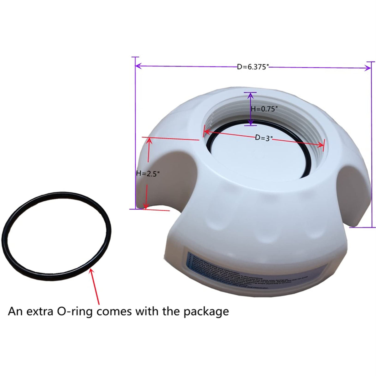 DEF GLX-CELLSTAND in-use demonstrates easy grip for threading the chlorinator cell.