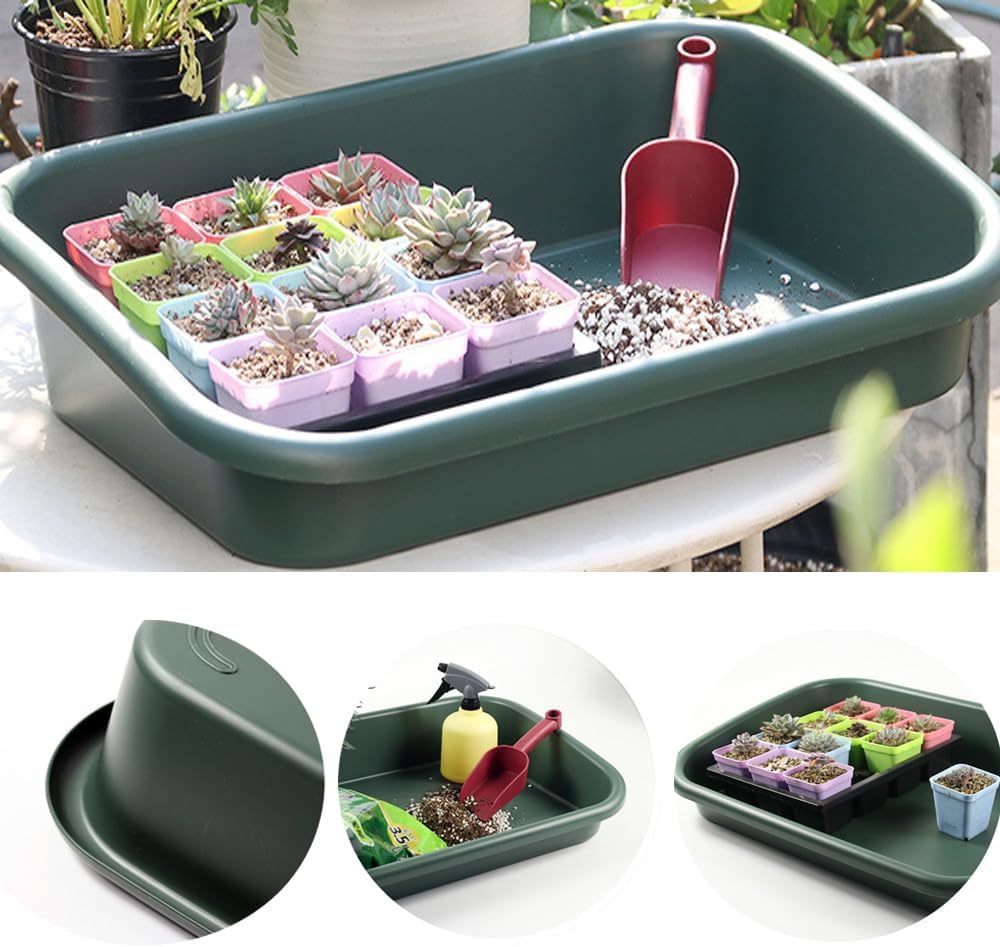 Defemim Garden Tidy Tray easy-clean surface supports reuse after messy projects.