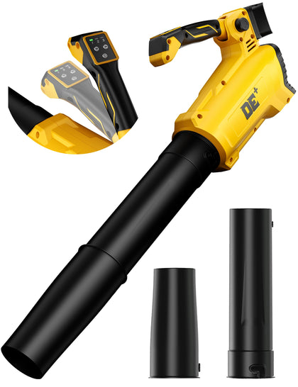 DeForce cordless leaf blower bare tool ready for outdoor cleanup