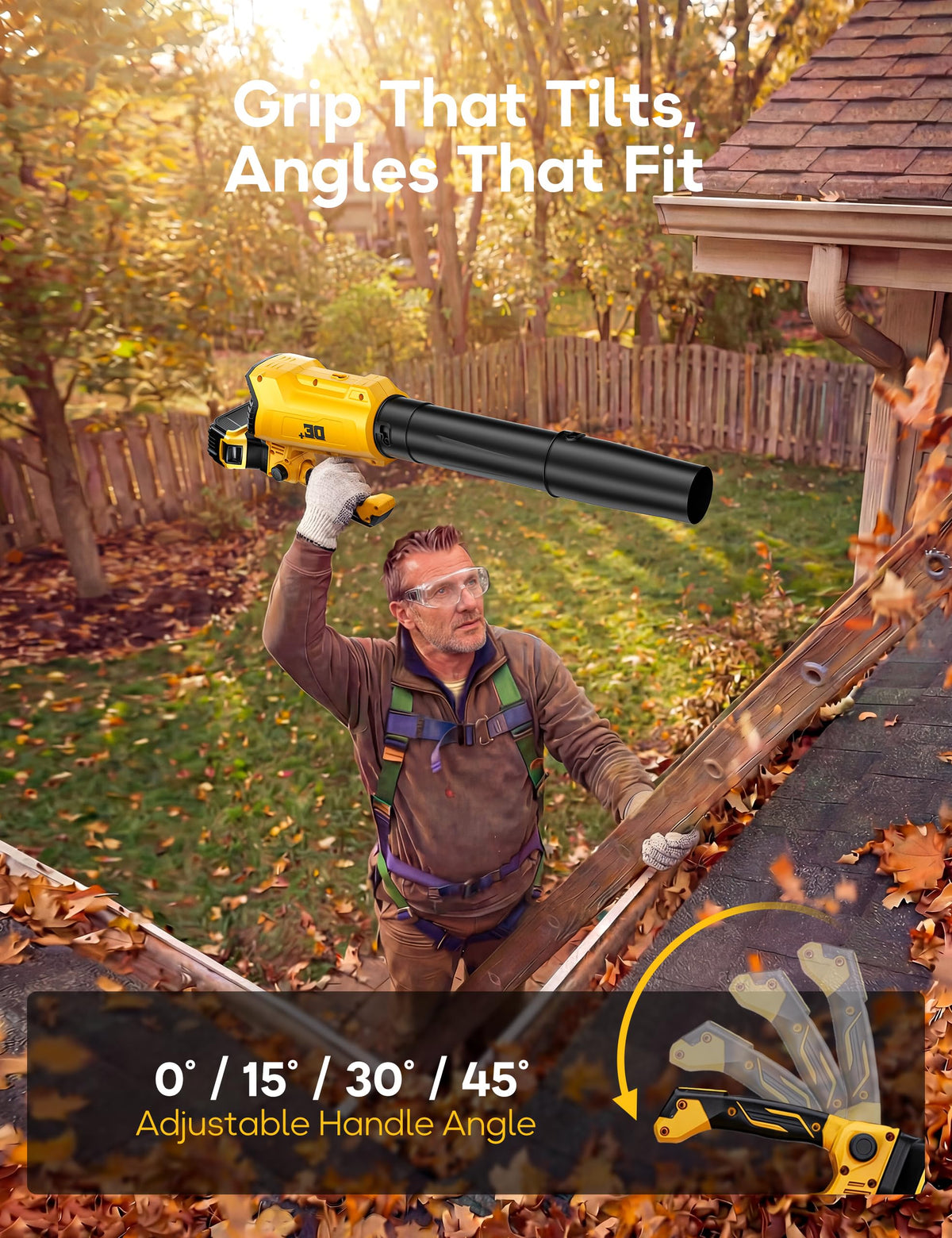 DeForce three-speed airflow options for versatile tasks