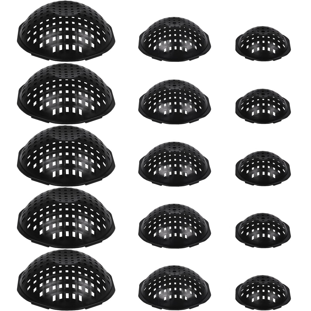 Deftomo spherical pot mesh pad assembly for large pots improves drainage and reduces soil leakage.