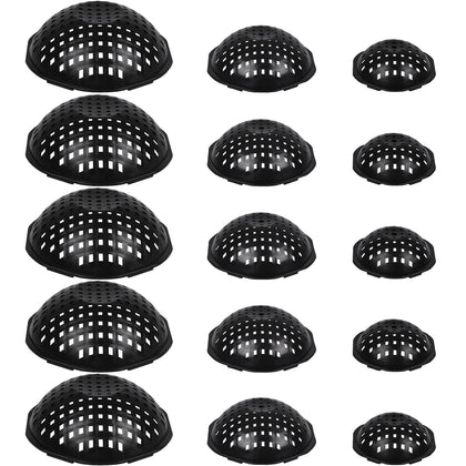 Deftomo spherical pot mesh pad assembly for large pots improves drainage and reduces soil leakage.
