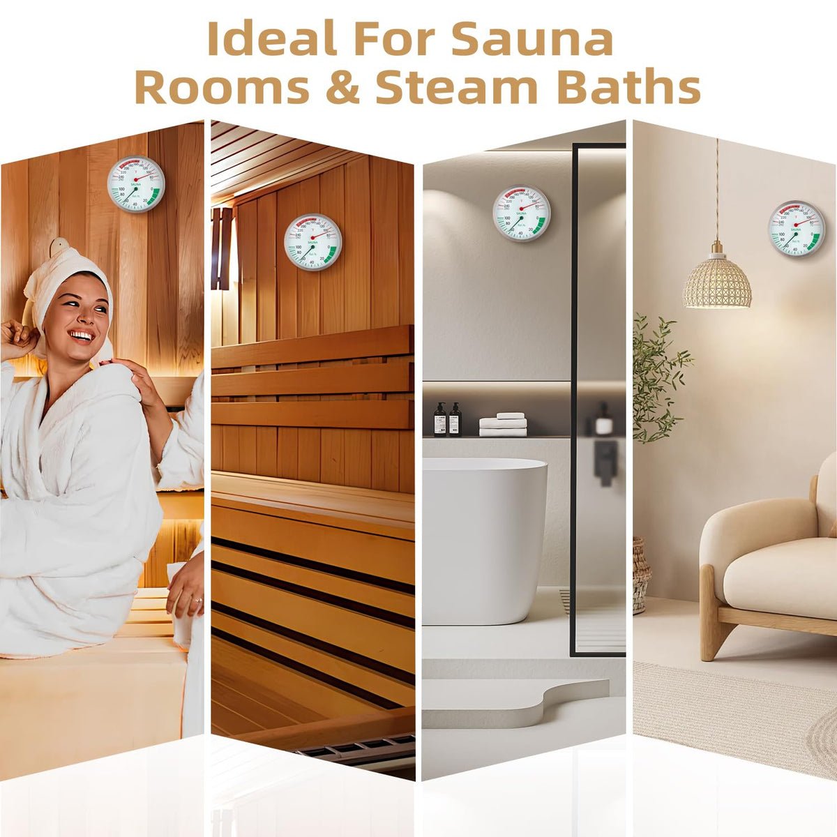 Defull slim 21mm profile blends into modern wellness spaces.