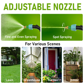 DEGGE durable leak-proof design supports outdoor lawn and indoor cleaning.