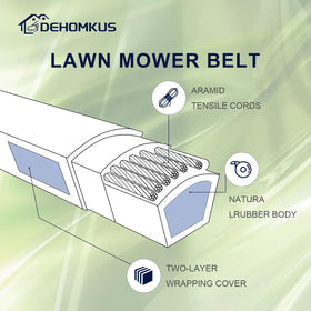 DEHOMKUS replacement belt with OEM numbers for easy cross-compatibility