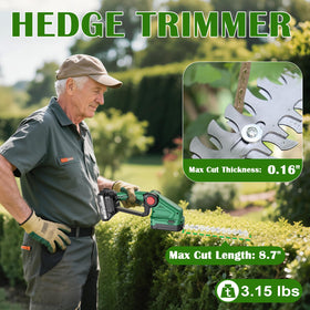 DEJUNPIOOL 3000mAh batteries support extended pruning sessions.