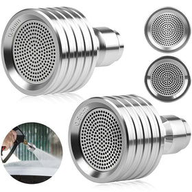 DEKELIY 2-pack misting nozzles with soft rain spray for car washing and garden mist