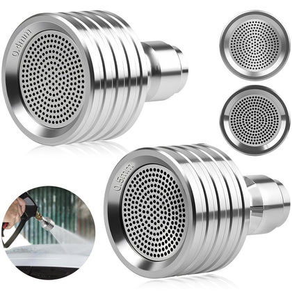 DEKELIY 2-pack misting nozzles with soft rain spray for car washing and garden mist