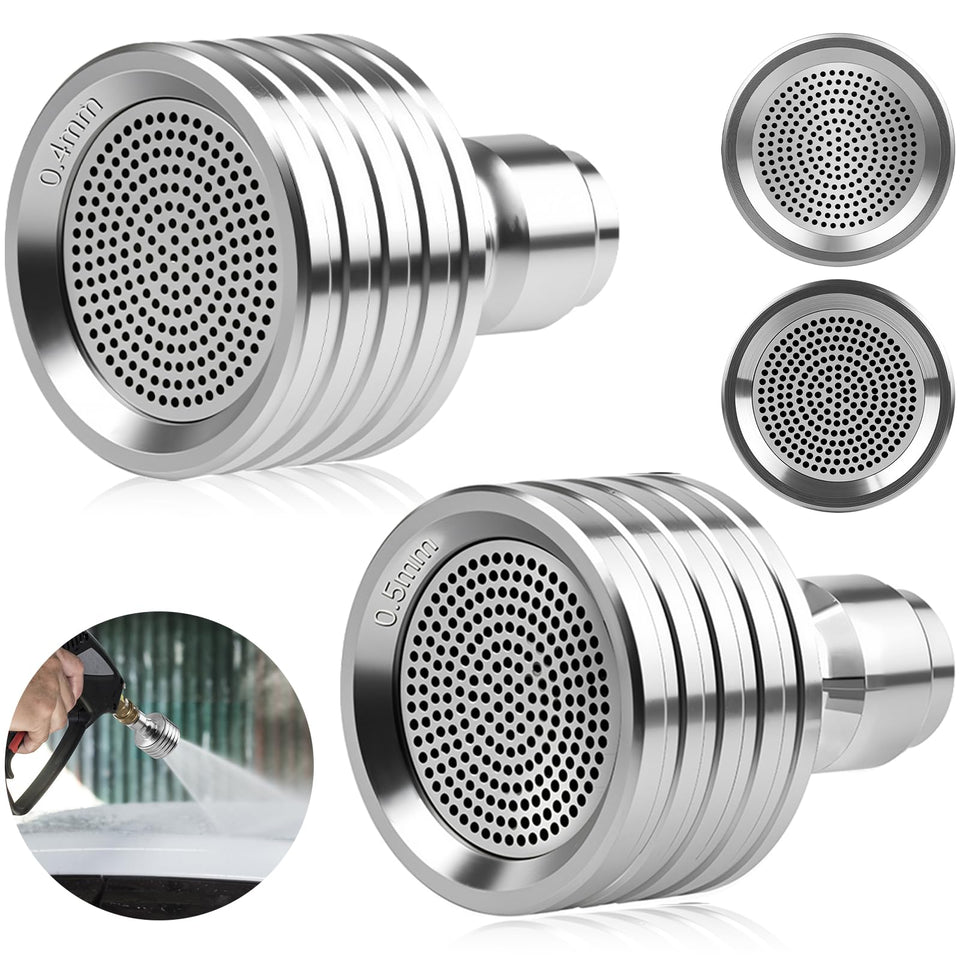 DEKELIY 2-pack misting nozzles with soft rain spray for car washing and garden mist