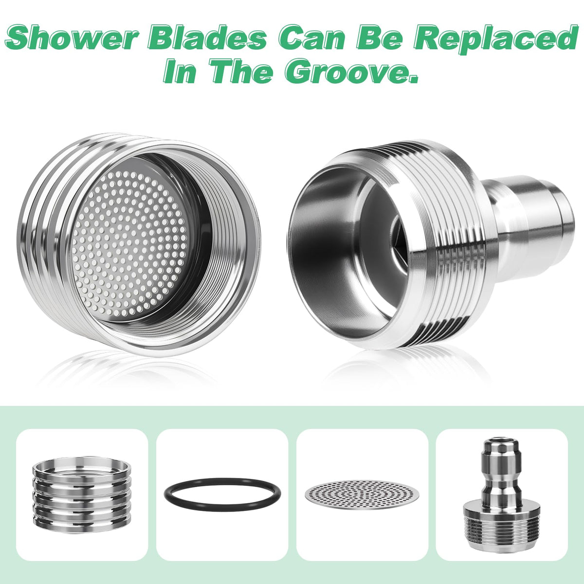 DEKELIY stainless steel nozzle tips resist corrosion for durable outdoor cleaning tasks