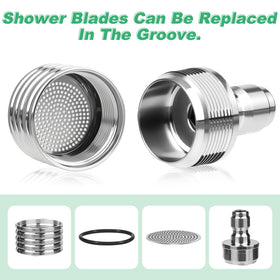 DEKELIY stainless steel nozzle tips resist corrosion for durable outdoor cleaning tasks