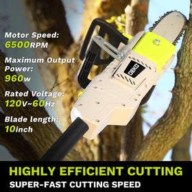 DEKOPRO 8 Amp 10-Inch pole saw warranty and responsive support reference