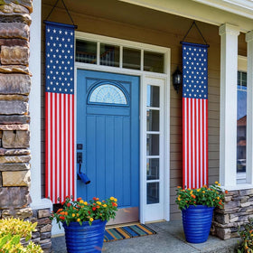 Delfd Front Door Patriotic Banner ideal for seasonal celebrations.