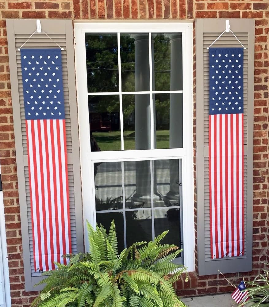 Delfd Independence Day Banner polyester for indoor or outdoor use.