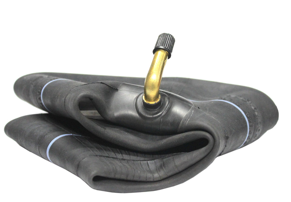 Deli Tire lawn and garden inner tube TR87 bent valve, side view for durable wheel performance