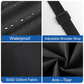 Delixike grilling bags backpack Oxford fabric, offering durable waterproof protection.