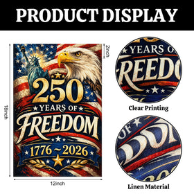 Deloky linen flag offers durable outdoor use with color retention in sun and rain