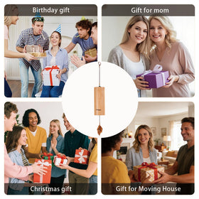 DELOVEWO outdoor zen decor wind chimes for relaxation