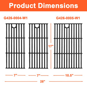 DELSbbq 17-inch narrow grate side view highlights compact design for even cooking