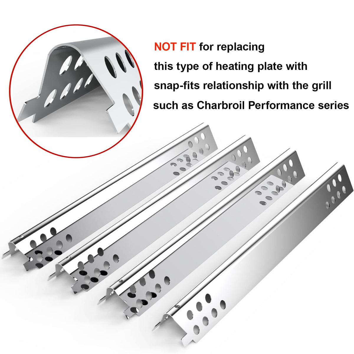 DELSbbq 5-pack heat plates offer cost-effective replacement options for frequent grill maintenance