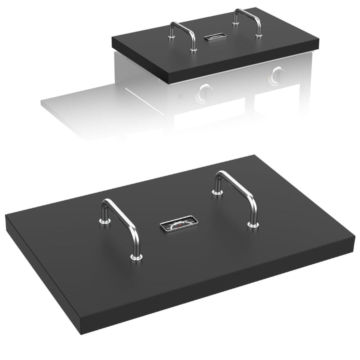 DELSbbq 5003 hard-top lid cover for Blackstone 28-inch shields your griddle from elements
