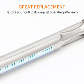 DELSbbq 69787 center burner tube delivers consistent flame across the grate.