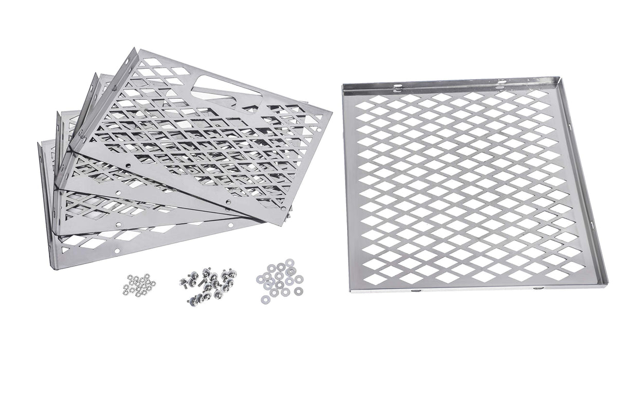 DELSbbq airflow-optimized basket improves heat flow for consistent cooking