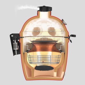 DELSbbq ash basket depth 4 25 inches for optimal charcoal management