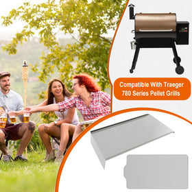 DELSbbq BAC780 aluminum liners pack for quick replacements and cleanup