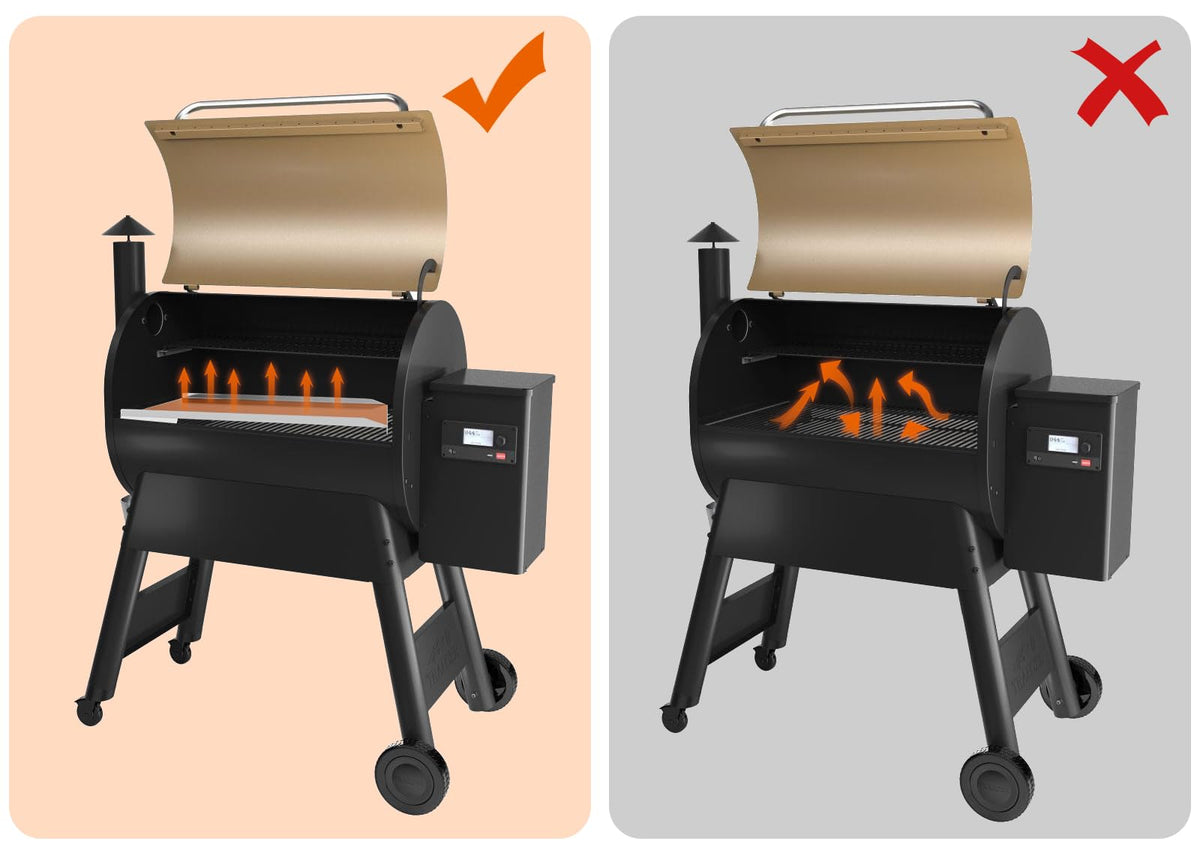 DELSbbq BAC780 easy-to-dispose liners simplify post-cook cleanup