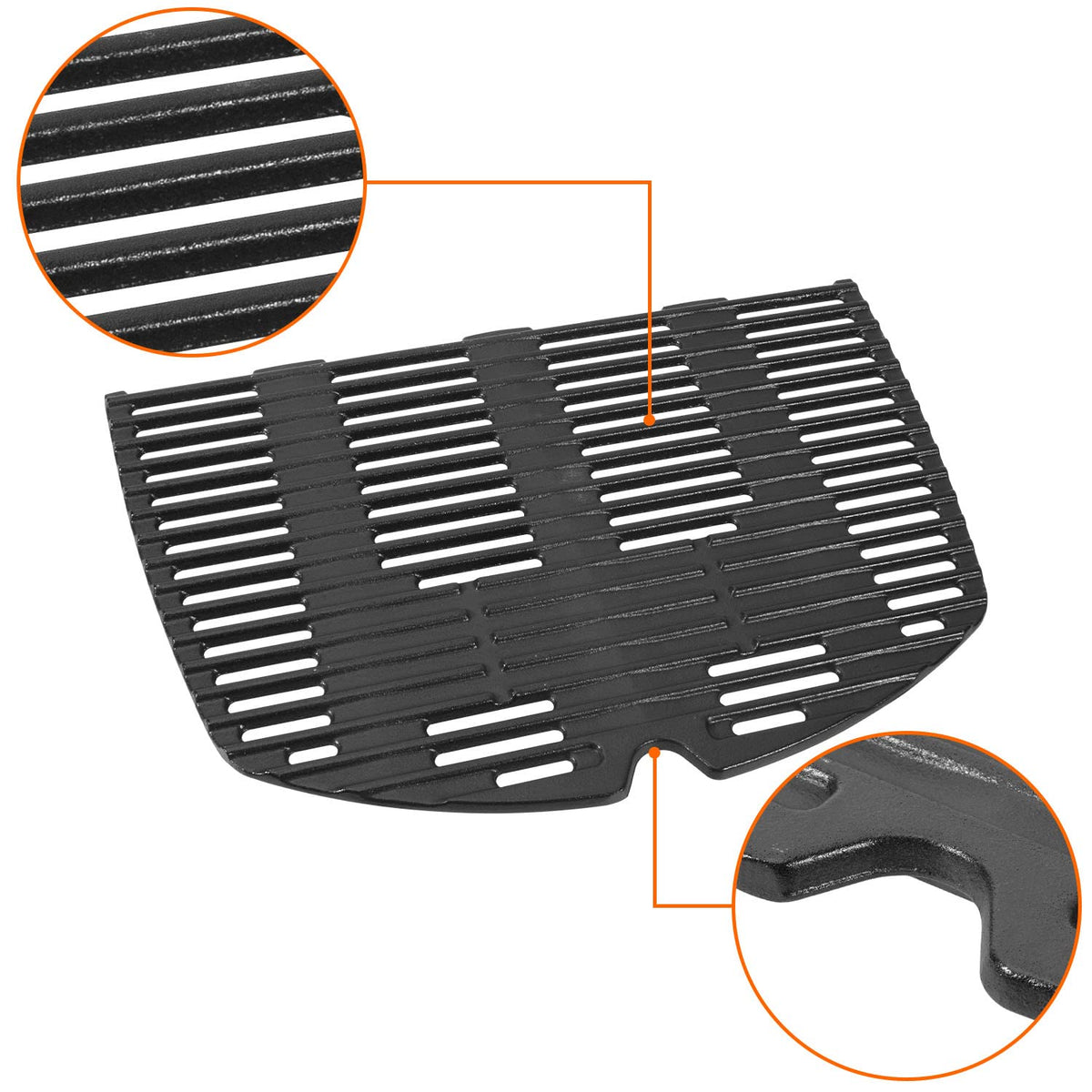 DELSbbq straight burner tube for Weber Q grills supports even cooking.