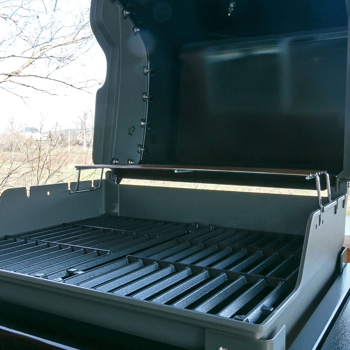 DELSbbq easy-clean warming rack simplifies post-grill cleanup.