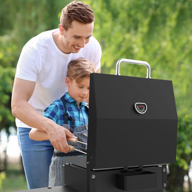 DELSbbq enclosed design encourages even heat circulation for consistent cooking